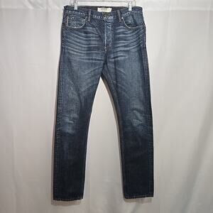 Lucky Brand Legend Japanese Selvedge Jeans 32/32 (Real 35/33) Authentic Skinny